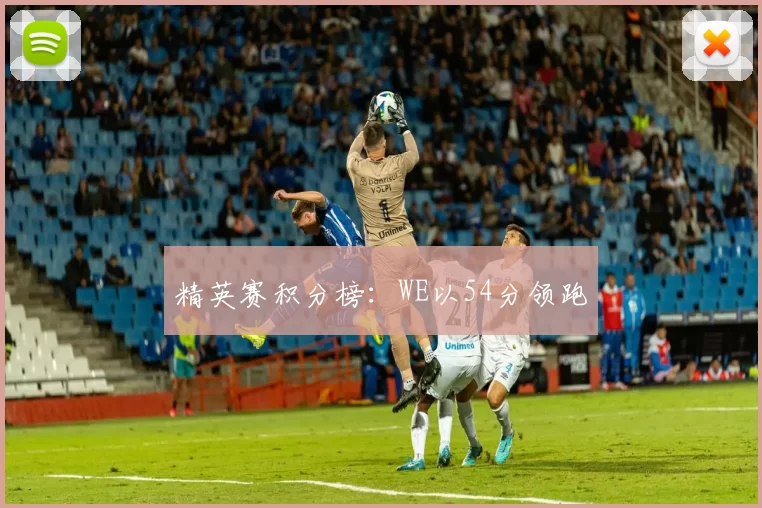 精英赛积分榜：WE以54分领跑